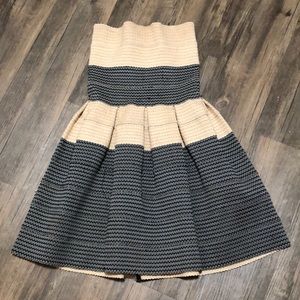 Pleasure Doing Business Dress Mini Strapless SZ XS